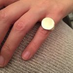 Blank engravable signet ring