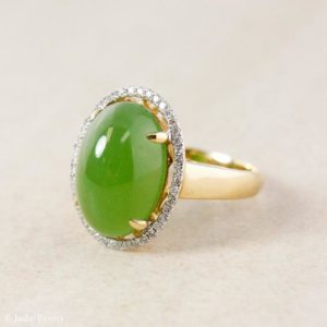 jade engagement ring