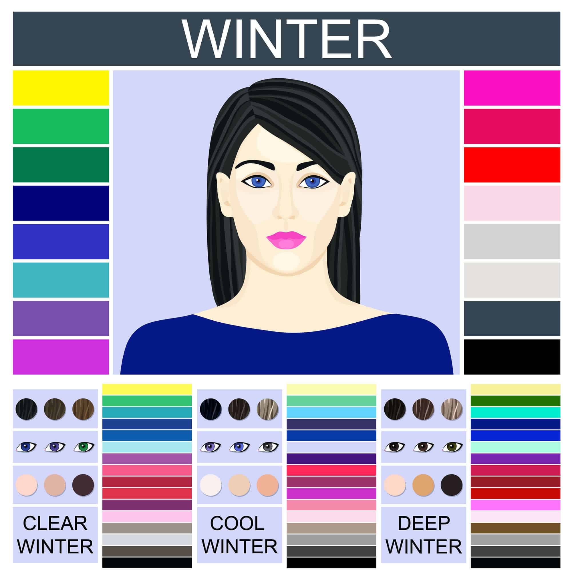 How to match winter color tone with jewelry