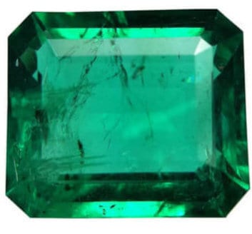 cut emerald gemstone