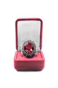 how to buy red ruby engagement ring