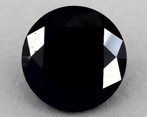 Round shape black diamond