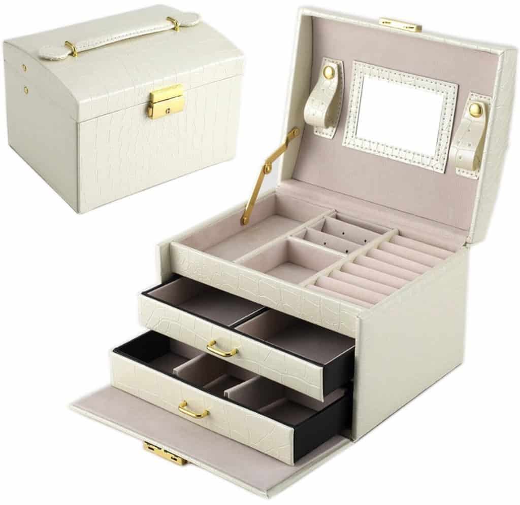 Jewelry box white