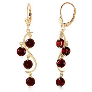 Red Garnet Earrings