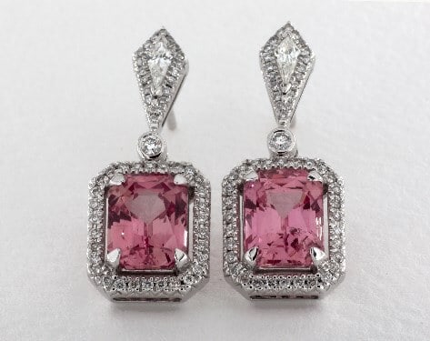 pink-sapphire-earrings-JAMES-ALLEN | Jewelry Guide