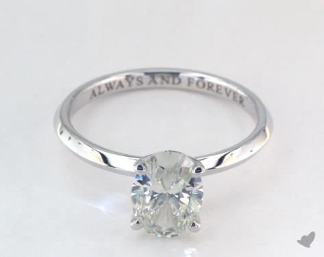 engraved engagement ring