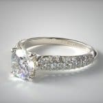 pave setting engagement ring