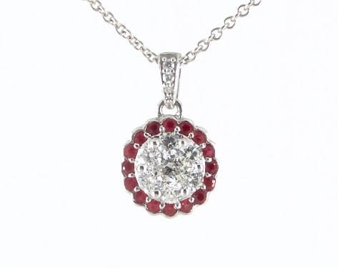 Red ruby pendant