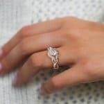 wide engagement ring