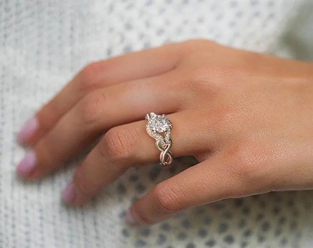 wide engagement ring