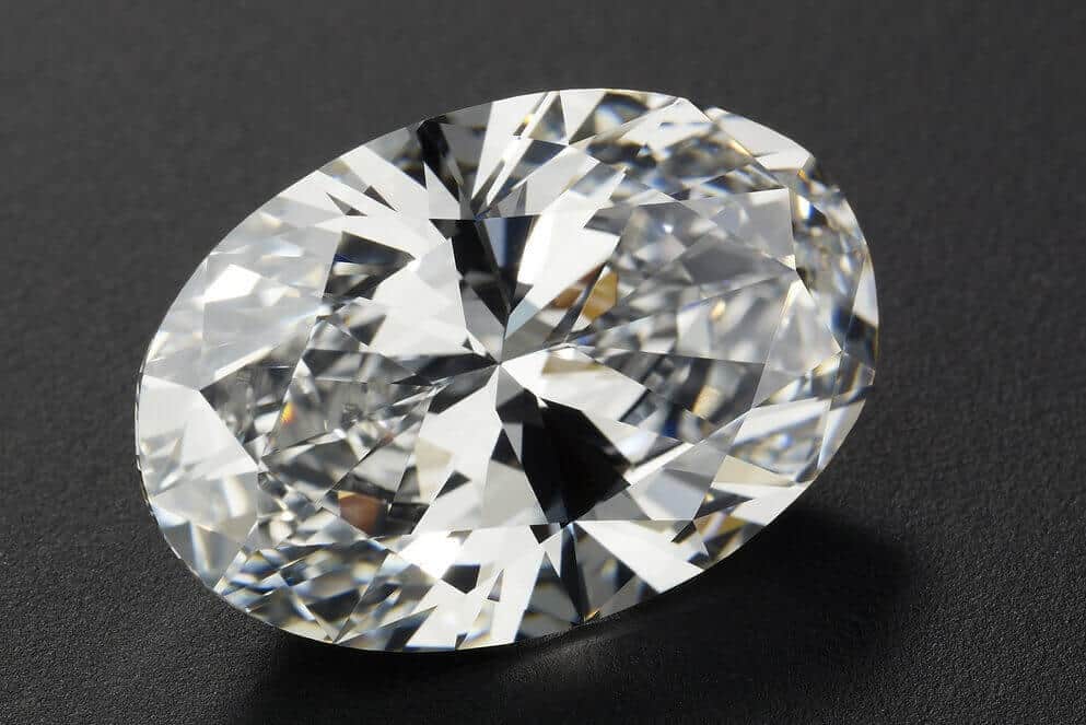 Oval shape diamond