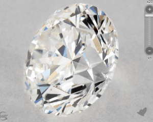 Spinning diamond from James Allen