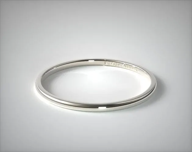 comfort fit wedding band