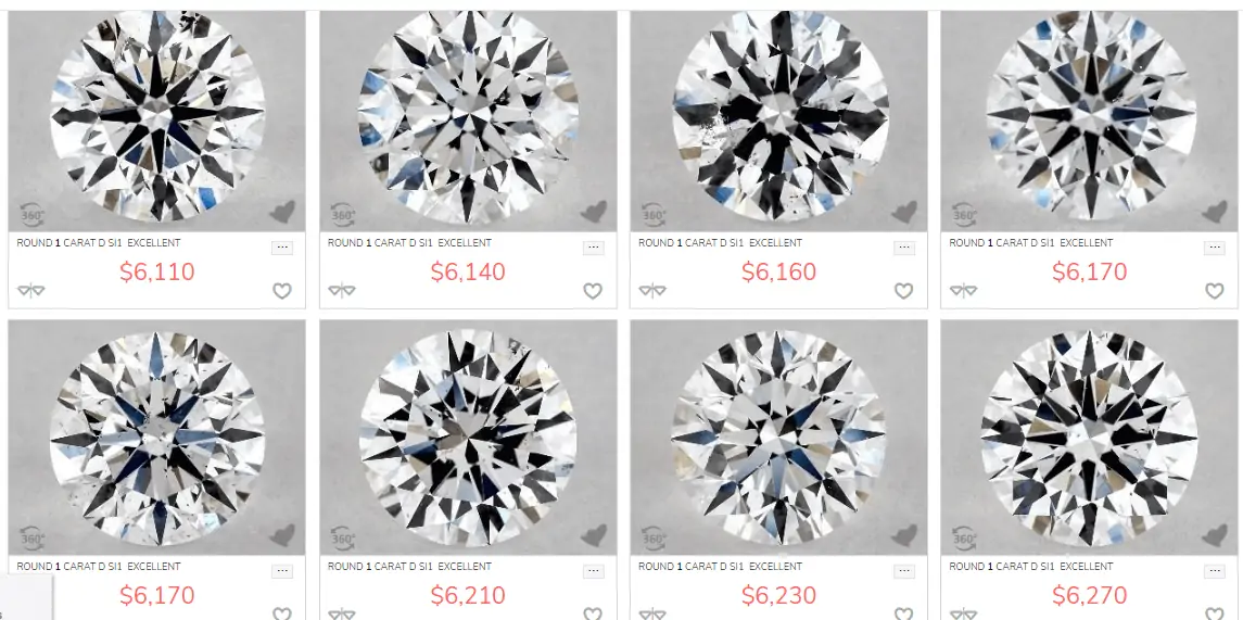 clarity round diamonds