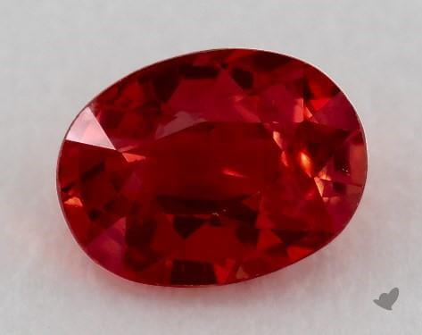 Red ruby gemstone