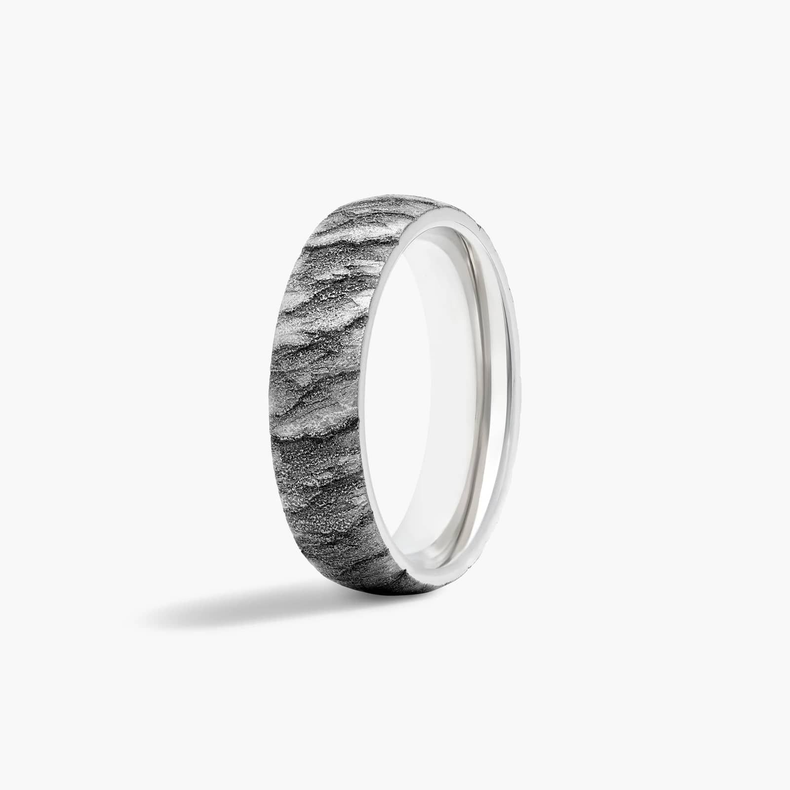 Cobalt Lava Pattern ring