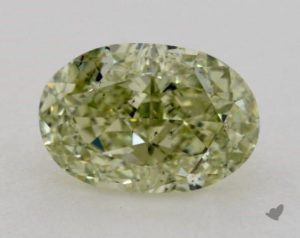 Green diamond for engagement ring