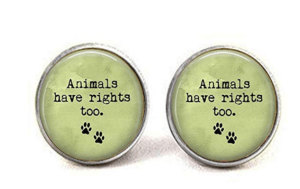 Animal right cufflinks
