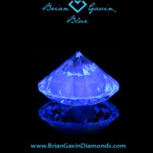 Blue fluorescence diamond from Brian Gavin