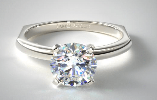 compass point setting engagement ring