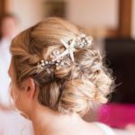 beach themed bride hairpin