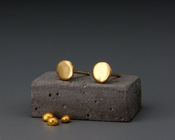 24k gold earrings