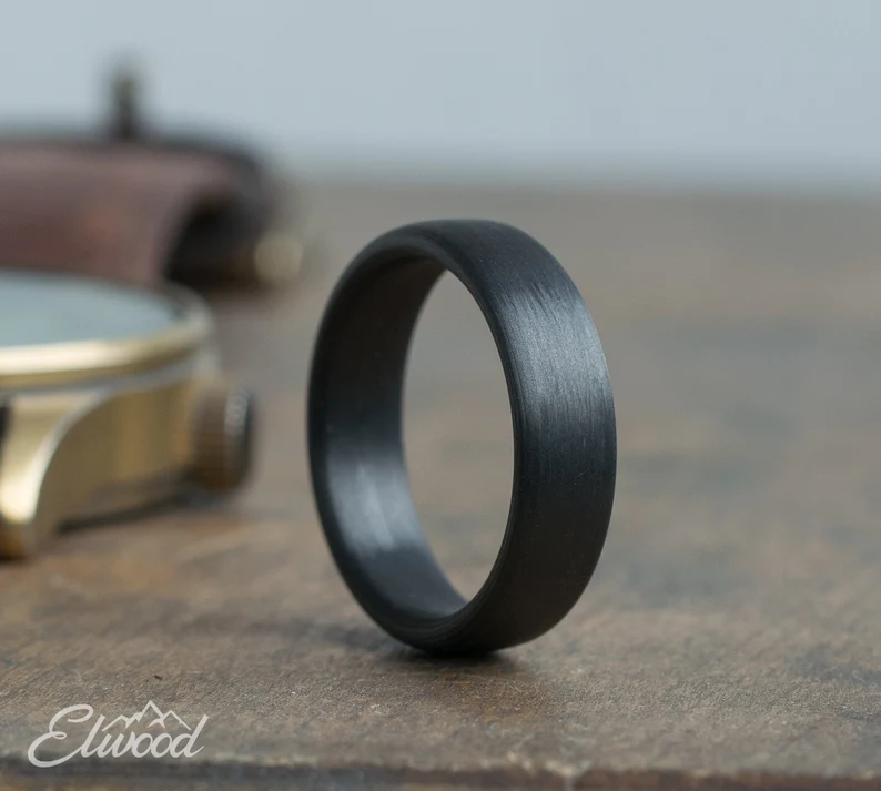 Minimalist Carbon Fiber Ring