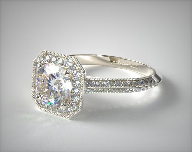 diamond engagement ring square