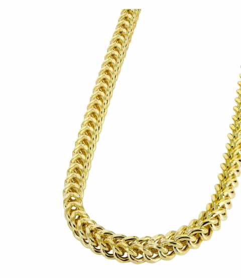 Gold Rope Chain Thickness Chart