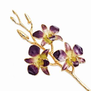 gold dipped orchids