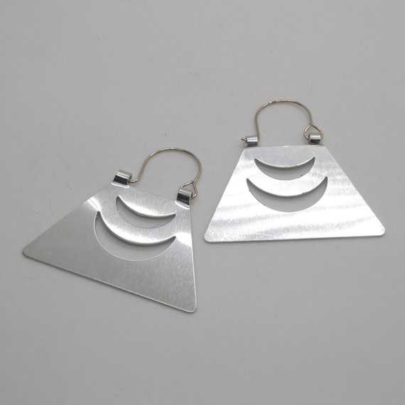 Nickel silver earrings