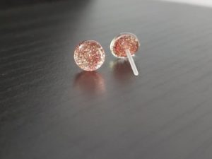 plastic earrings