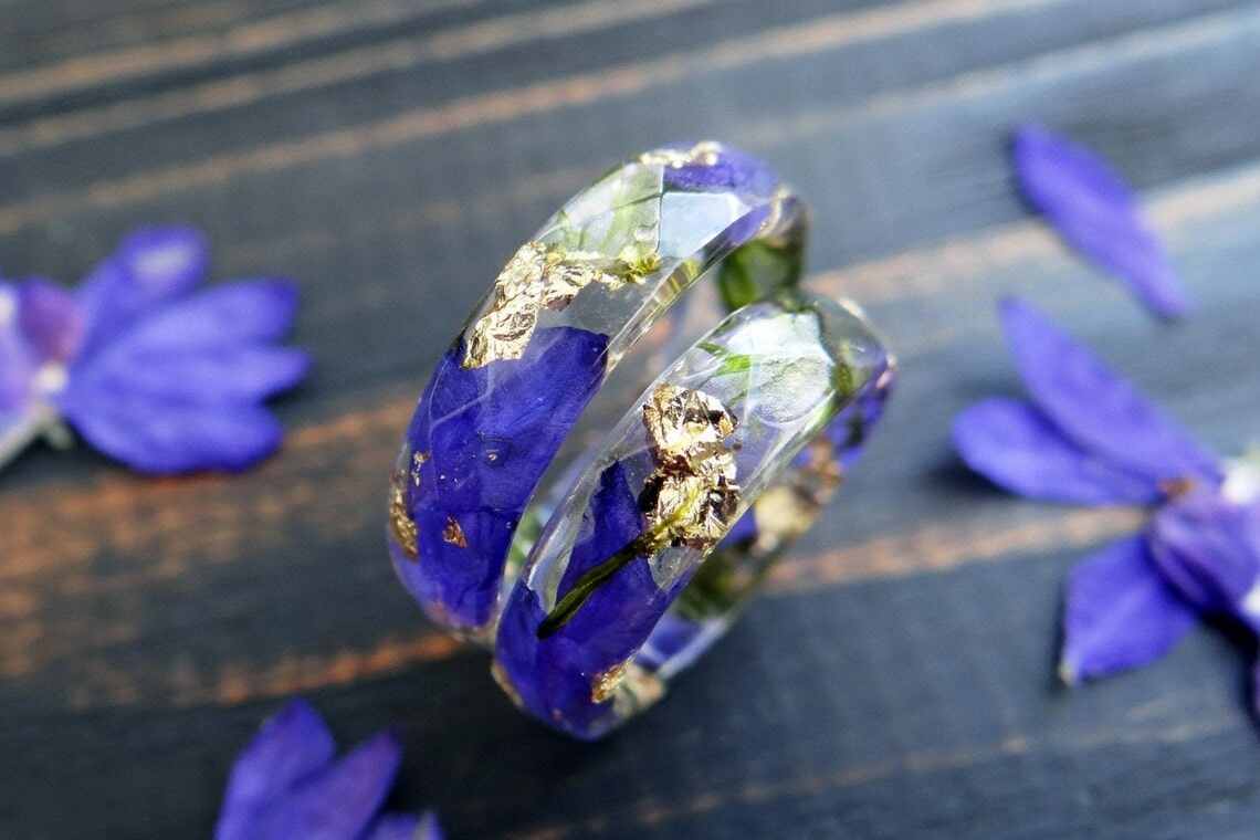 Nature inspired Engagement rings