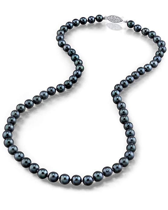 black pearl necklace as graduation gift