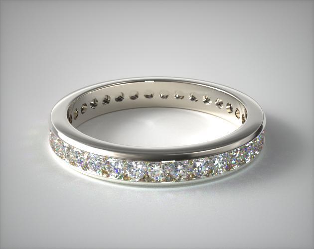 channel set eternity ring