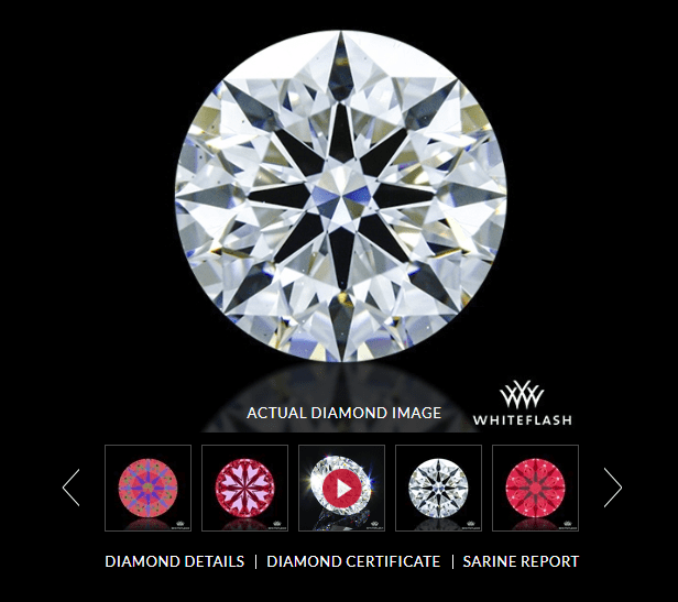 diamond information whiteflash