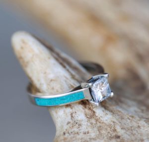 turquoise inlay ring