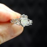 Celtic knot claddagh ring