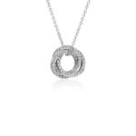 diamond pendant with chain