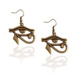 eye of horus dangle earrings