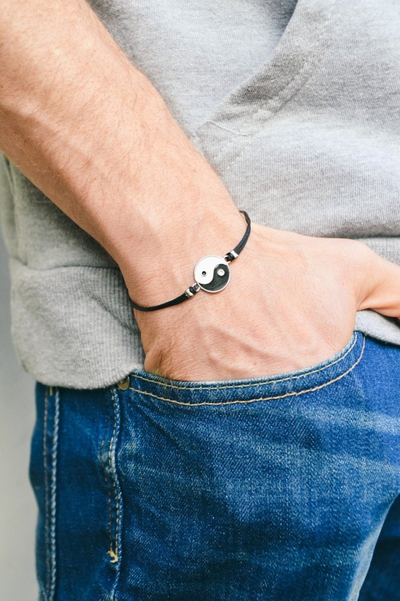 yin yang bracelet unisex