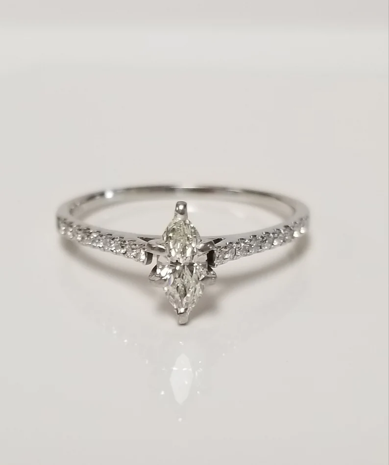 Marquise Diamond Engagement
