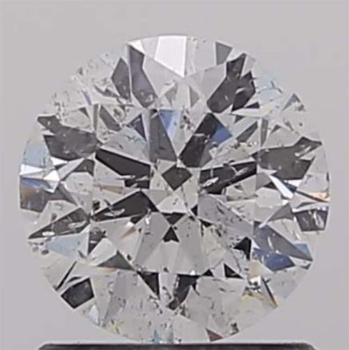 Round I2 clarity diamond