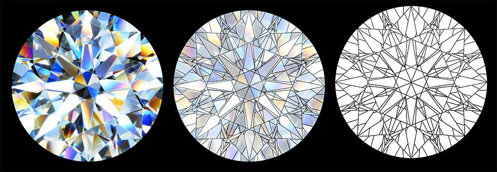 A CUT ABOVE Round shape diamond light performance