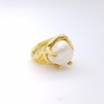 baroque pearl ring