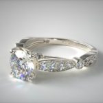 Diamond ring with high clarity