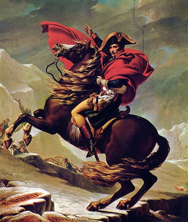 Napolean Bonaparte on horse