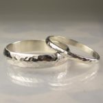 Palladium and silver rings