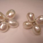 potato pearl earrings