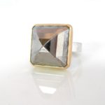 Pyrite ring faceted